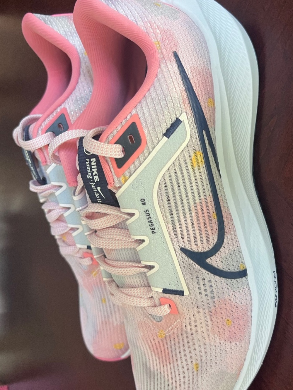 Nike Air Zoom Pegasus 40 Premium "Floral Watercolor" Pink Running Shoes